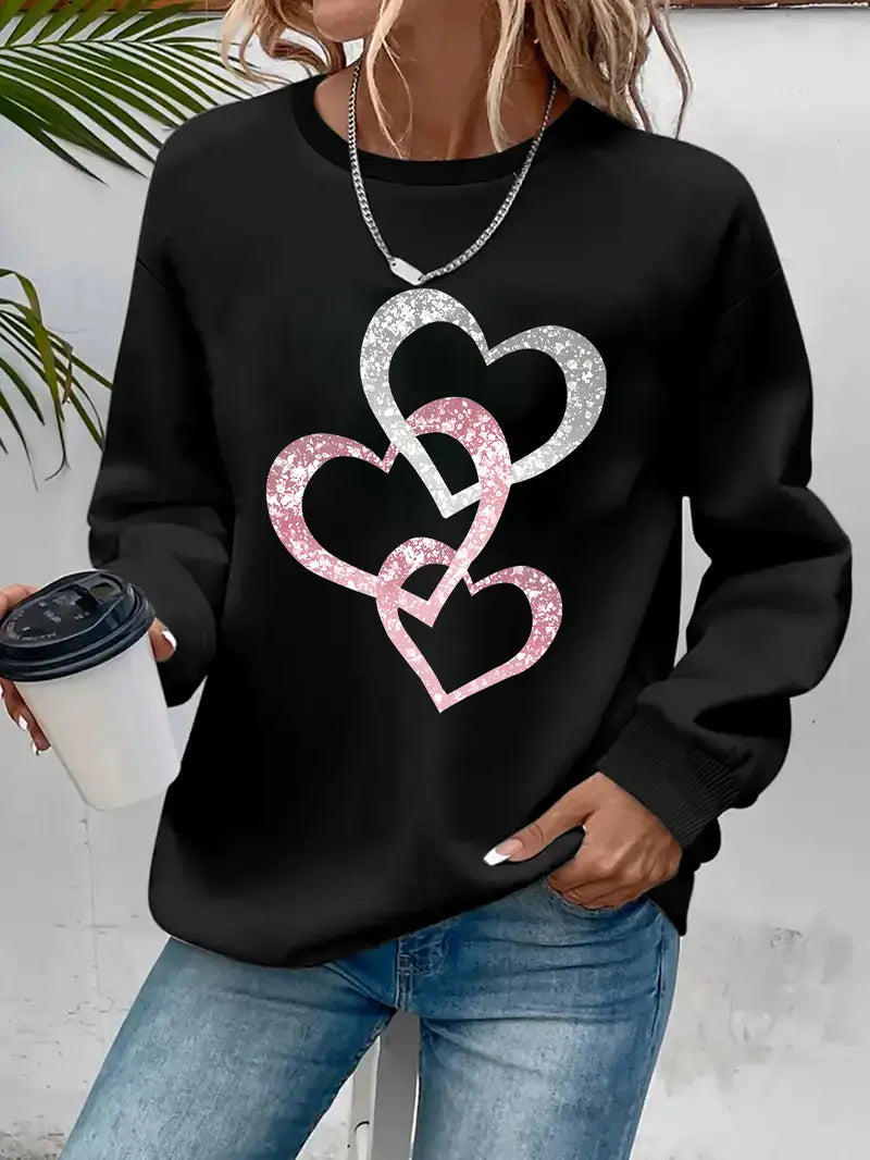 Brave Heart Sweatshirt | Stöd bröstcancer