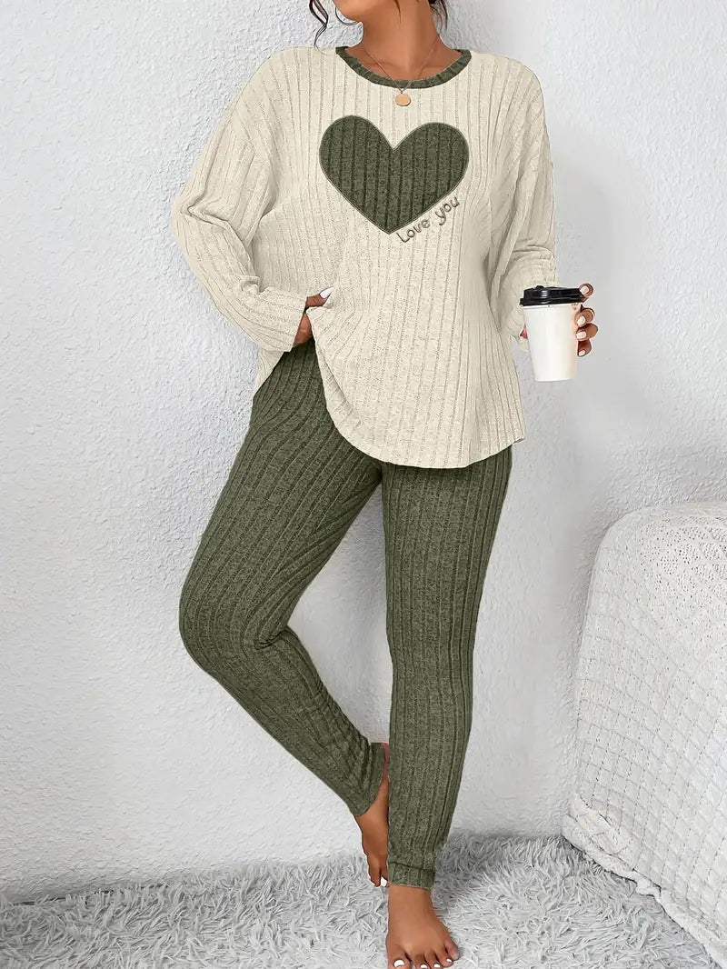 Cozy Heart Lounge Set | Stöd bröstcancer