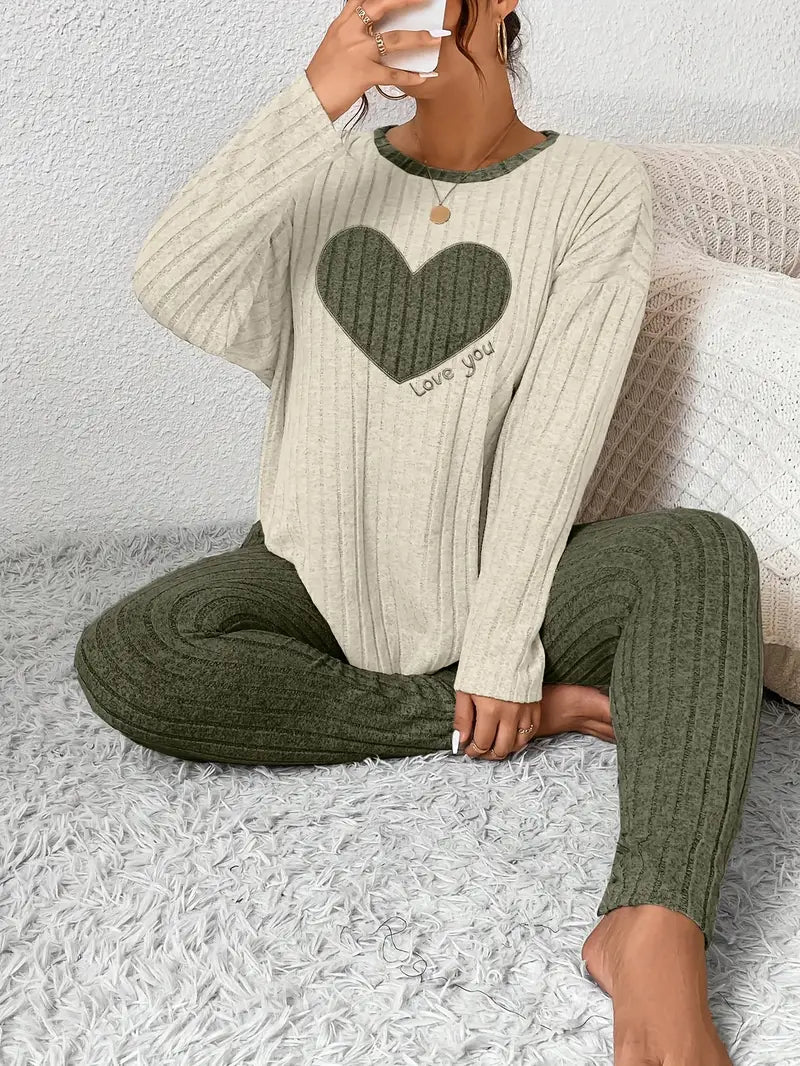 Cozy Heart Lounge Set | Stöd bröstcancer