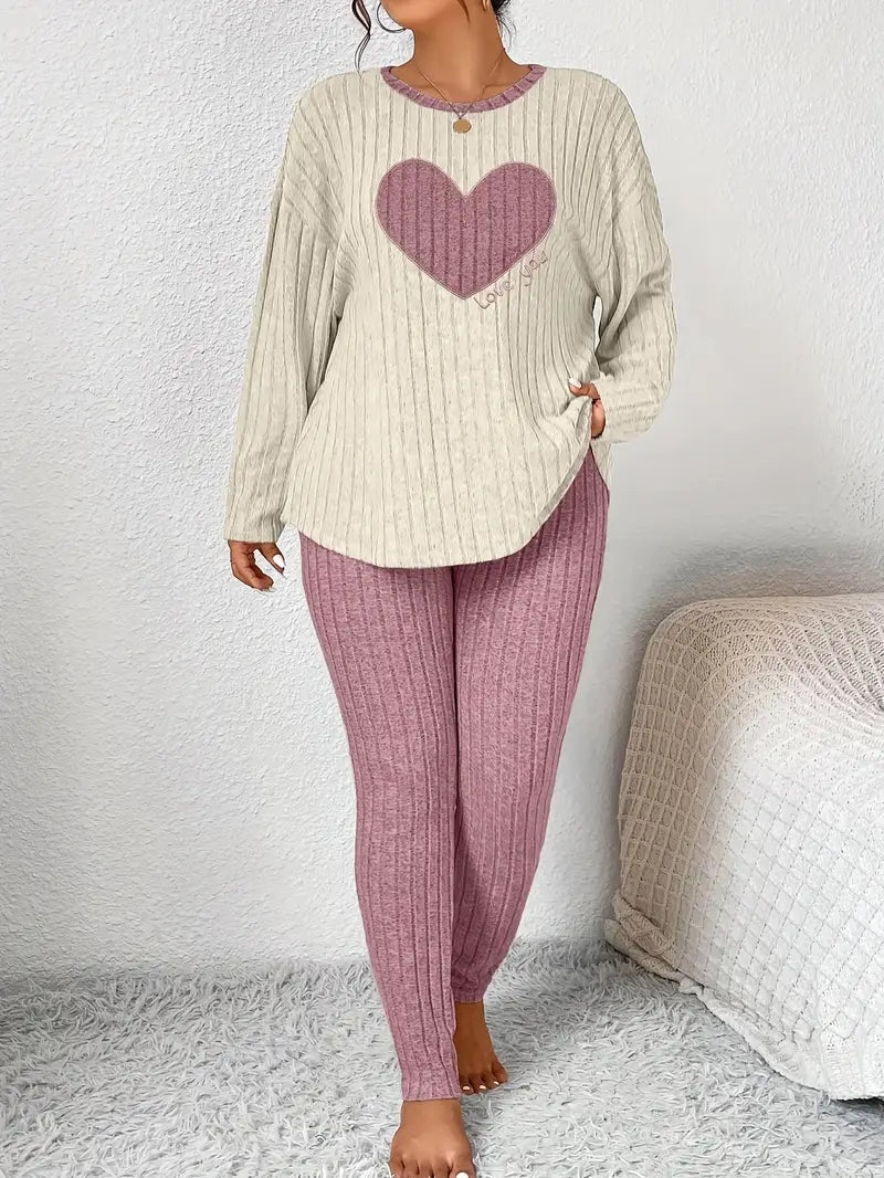 Cozy Heart Lounge Set | Stöd bröstcancer