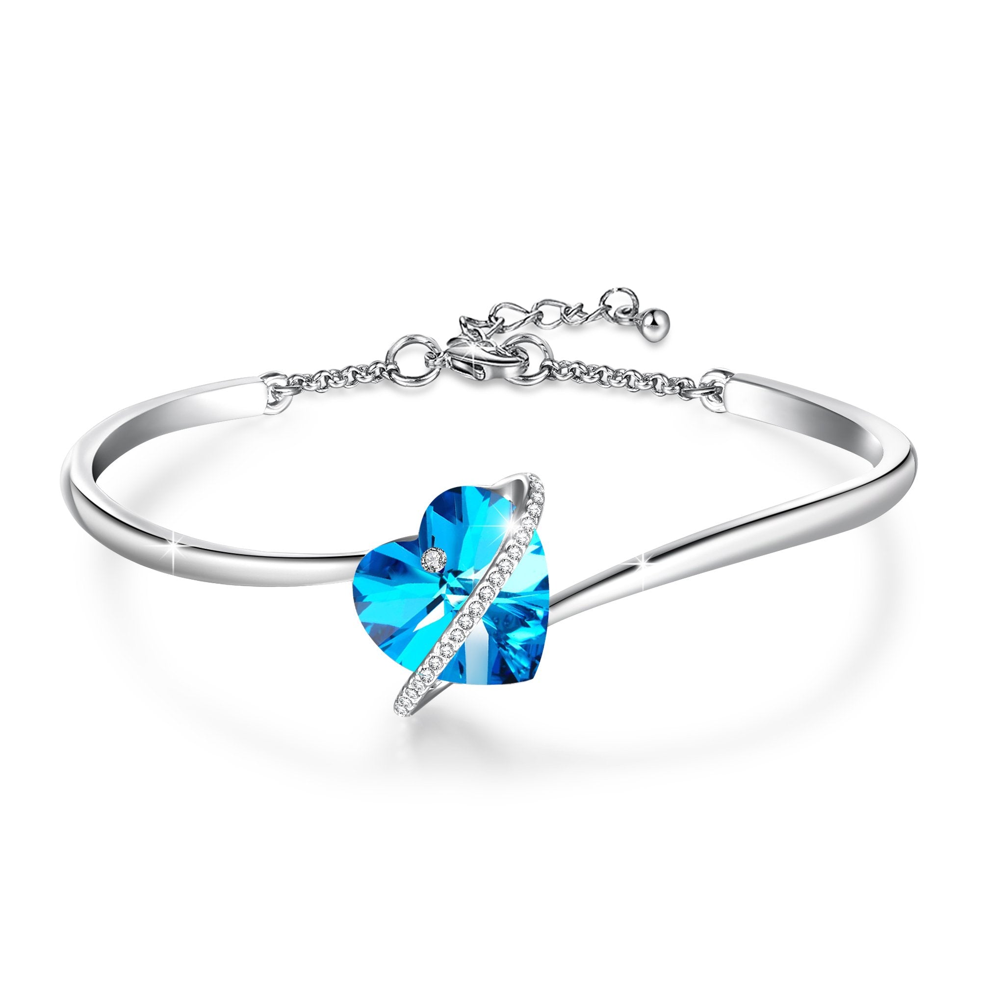 Eternal Bond Blue Heart Bracelet | Tillsammans för en diabetesfri framtid