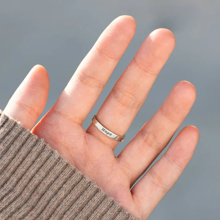 Stylish Pink Love Ring | Stöd bröstcancer