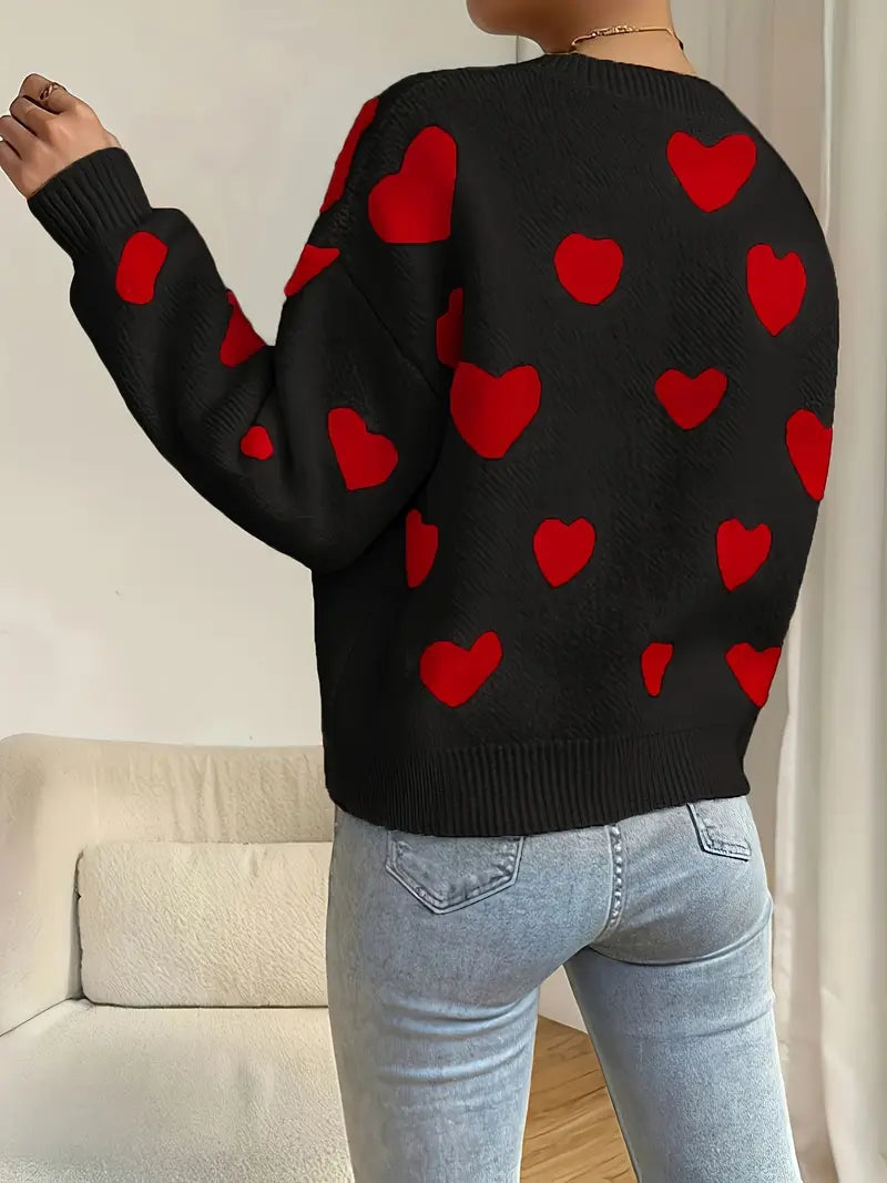 Bold Hearts Sweater | Stöd bröstcancer