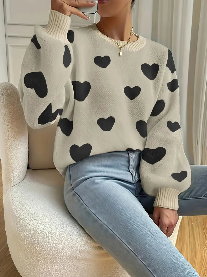 Bold Hearts Sweater | Stöd bröstcancer