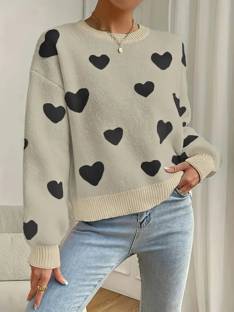 Bold Hearts Sweater | Stöd bröstcancer