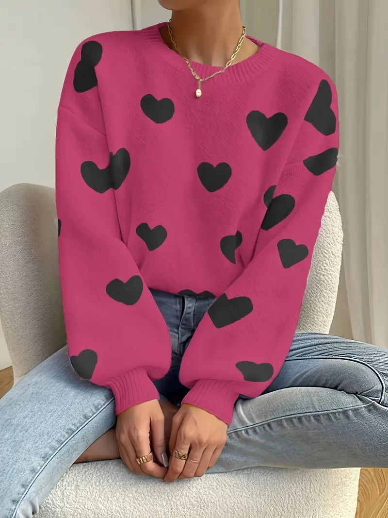 Bold Hearts Sweater | Stöd bröstcancer