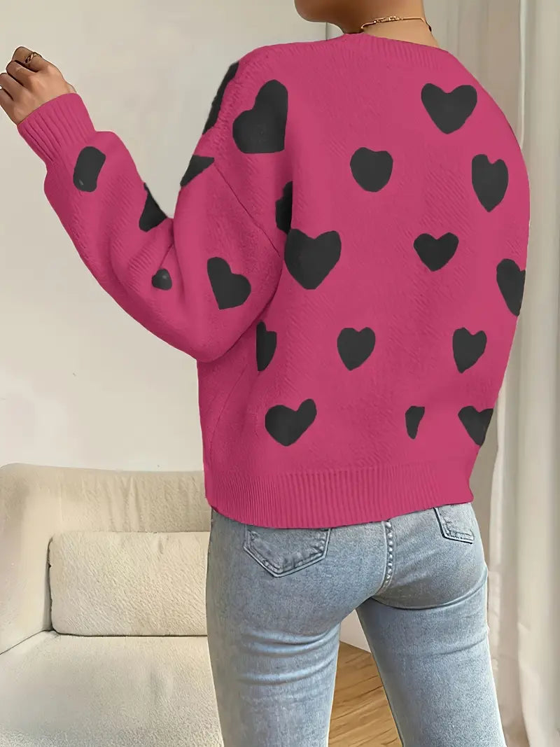 Bold Hearts Sweater | Stöd bröstcancer