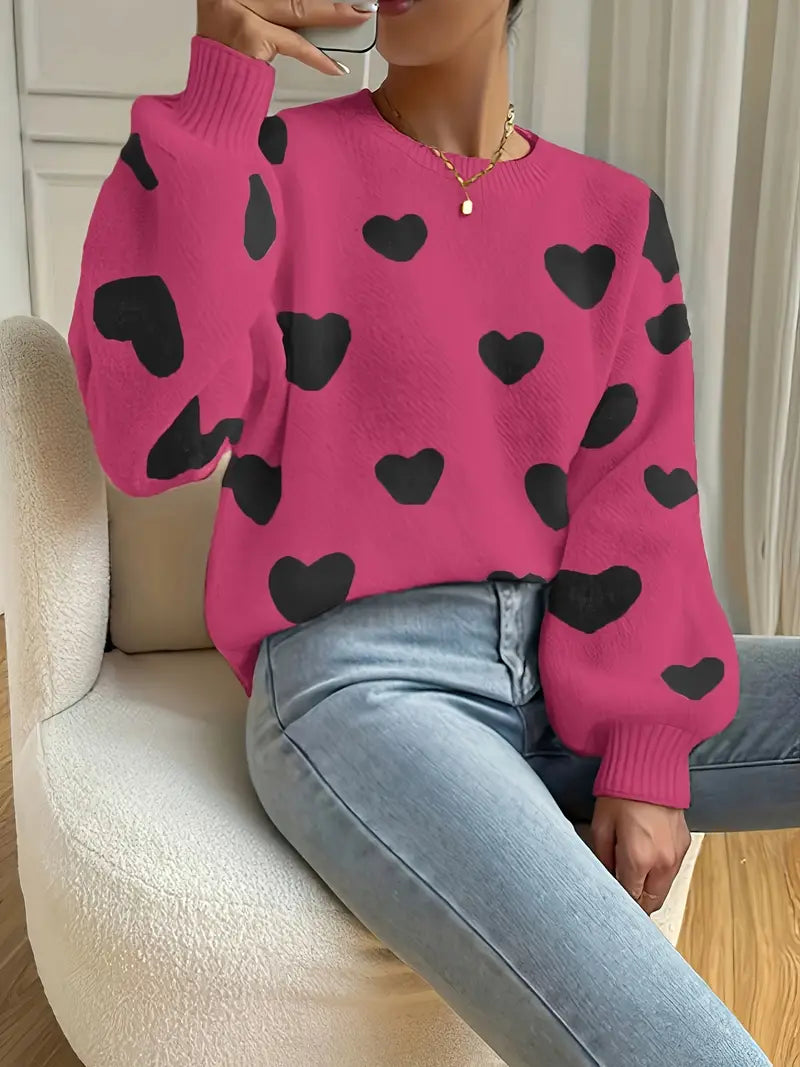 Bold Hearts Sweater | Stöd bröstcancer