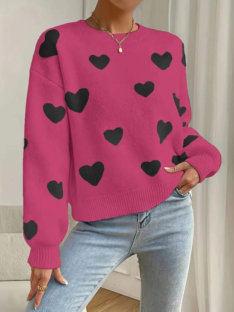 Bold Hearts Sweater | Stöd bröstcancer