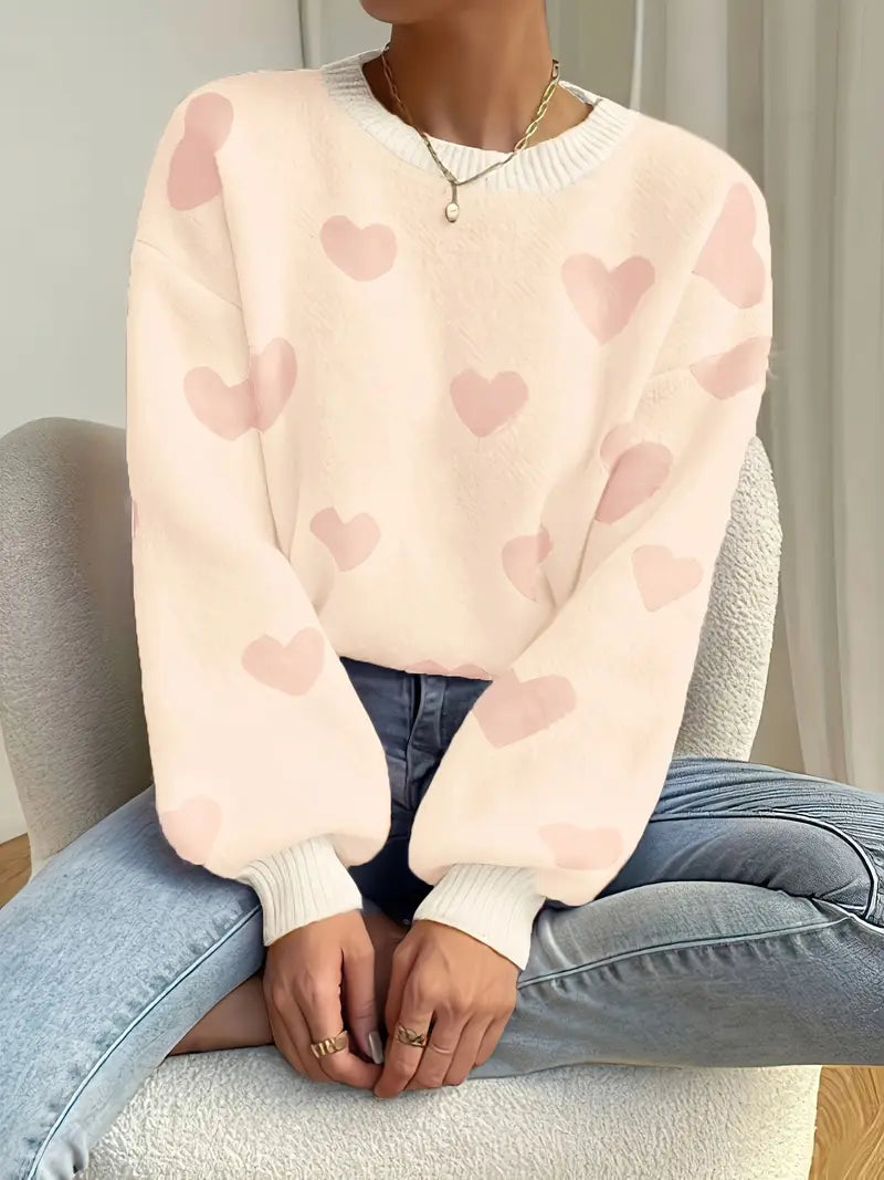 Bold Hearts Sweater | Stöd bröstcancer