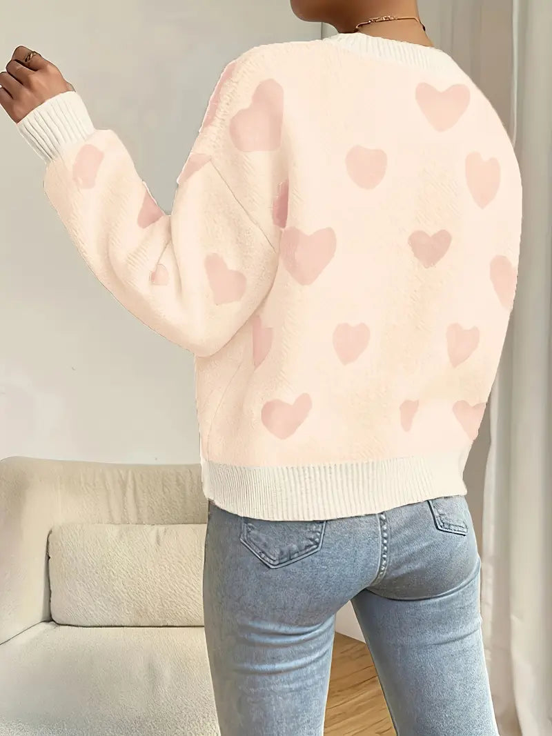 Bold Hearts Sweater | Stöd bröstcancer