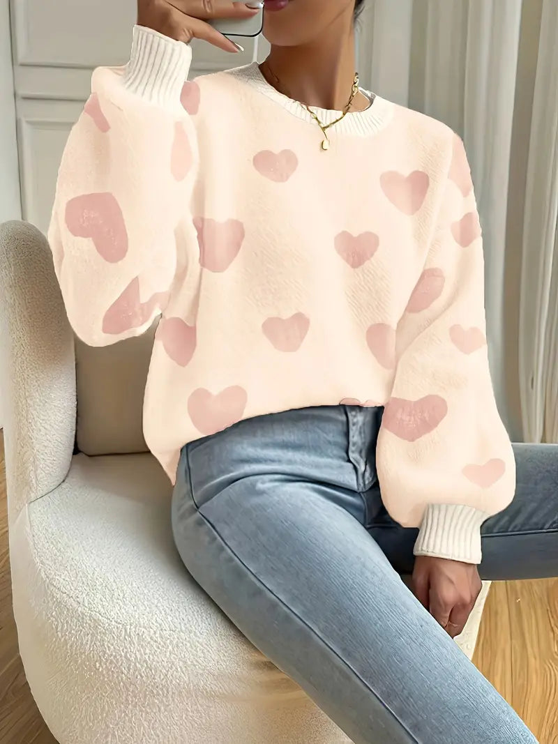 Bold Hearts Sweater | Stöd bröstcancer