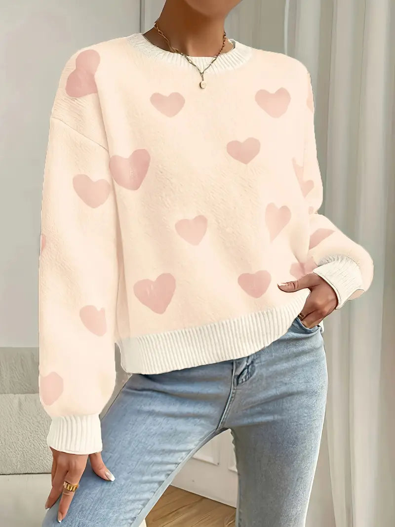 Bold Hearts Sweater | Stöd bröstcancer