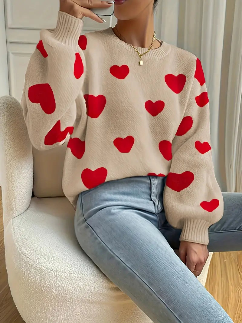 Bold Hearts Sweater | Stöd bröstcancer