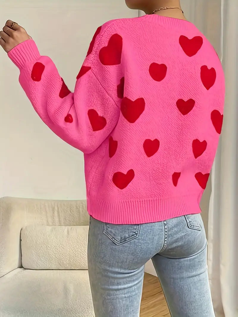 Bold Hearts Sweater | Stöd bröstcancer