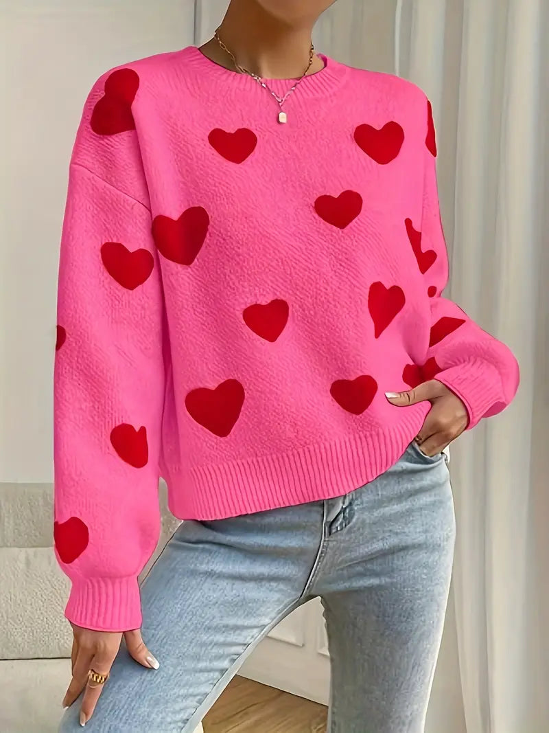 Bold Hearts Sweater | Stöd bröstcancer