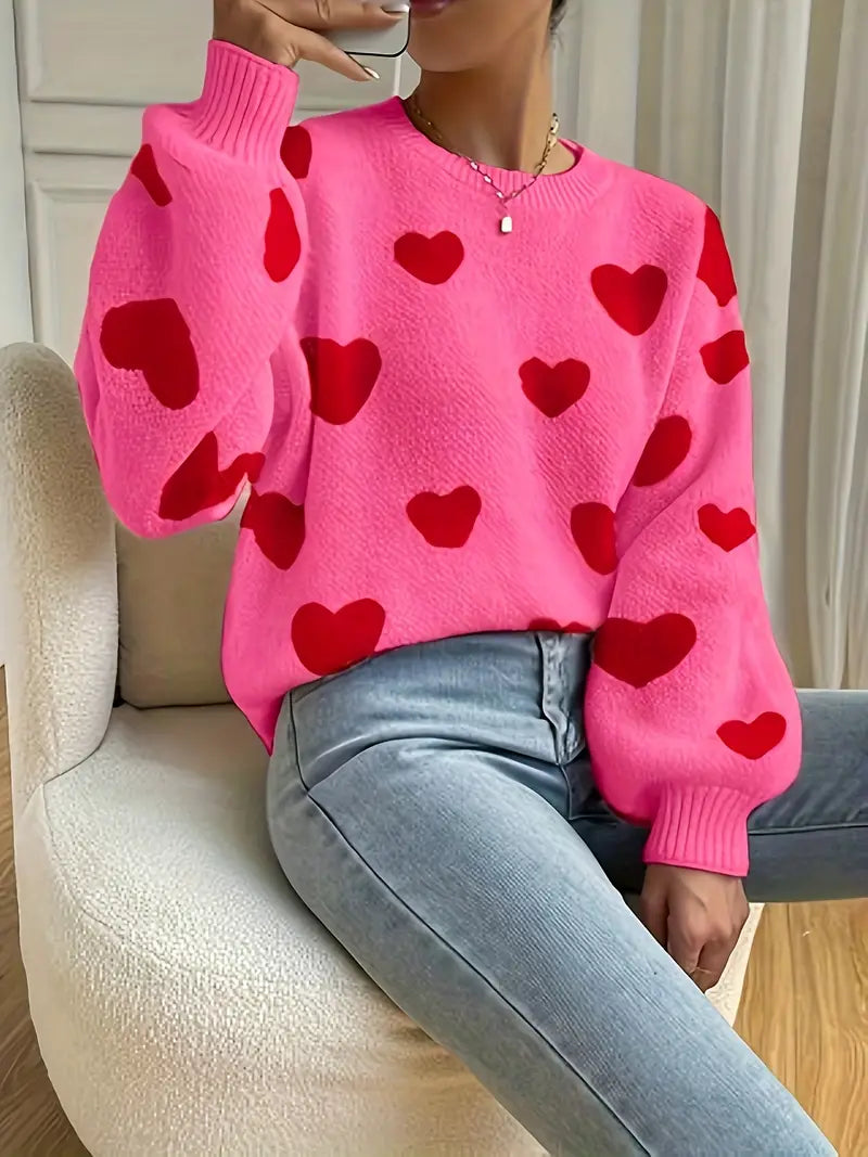 Bold Hearts Sweater | Stöd bröstcancer