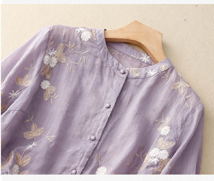 Eloise | Elegant broderad blus